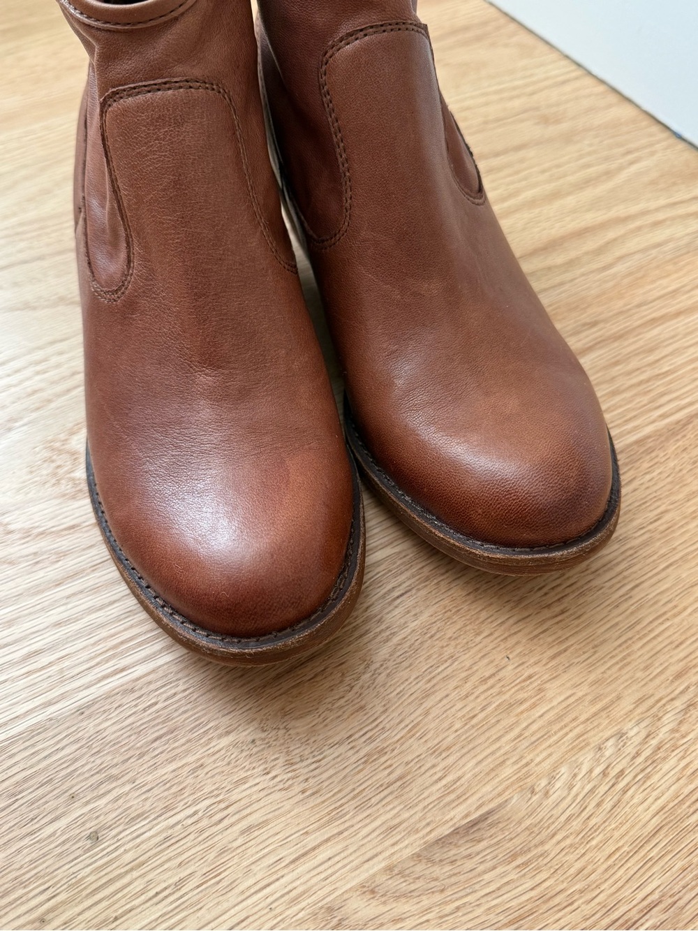 Sofft $170 Leather Aisley Ankle Boot Booties Brown Western Boho Size 7 - Picture 11 of 11